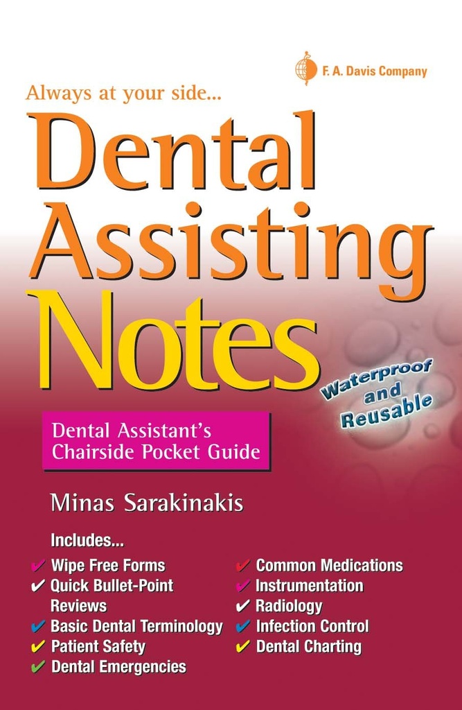 Dental Assisting Notes: Dental Assistant's Chairside Pocket Guide 