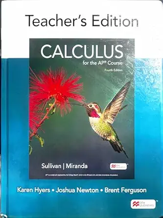 Calculus for the AP® Course - Teacher Copy