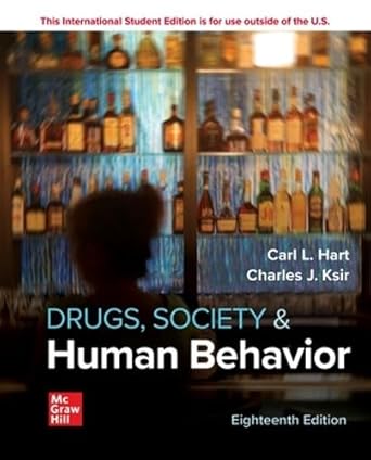 Drugs, Society, and Human Behavior 