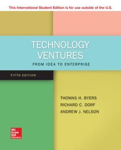 Technology Ventures From Idea to Enterprise