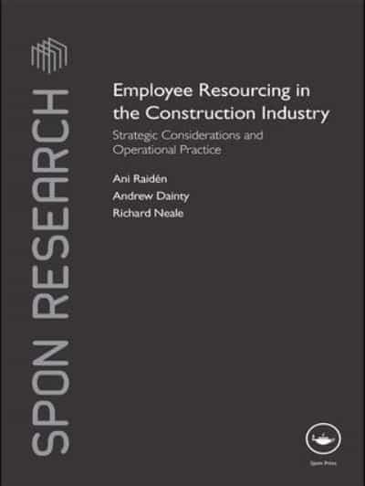 Employee Resourcing in the Construction Industy