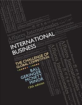 International Business The Challenge of Global Competition