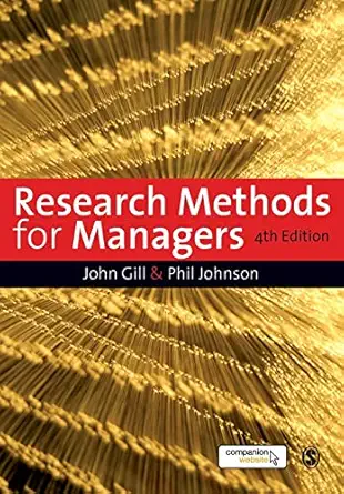 Research Methods for Managers