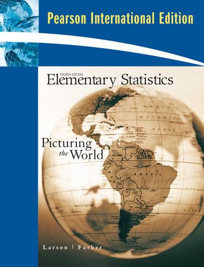 Elementary Statistics Picturing The World 