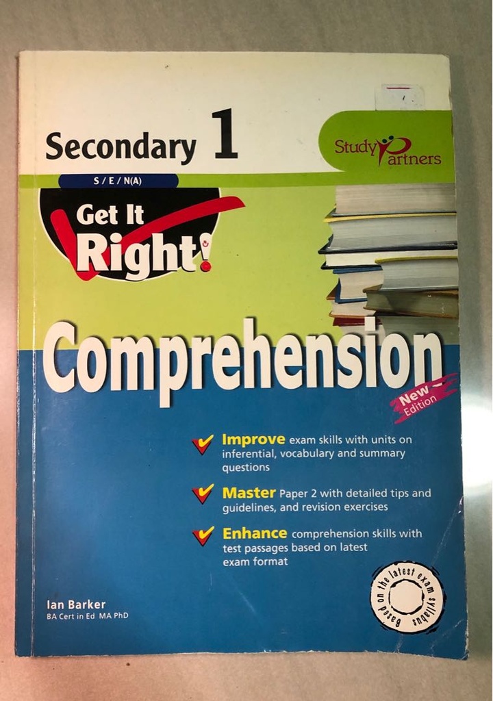 Get It Right! Secondary (1) Comprehension