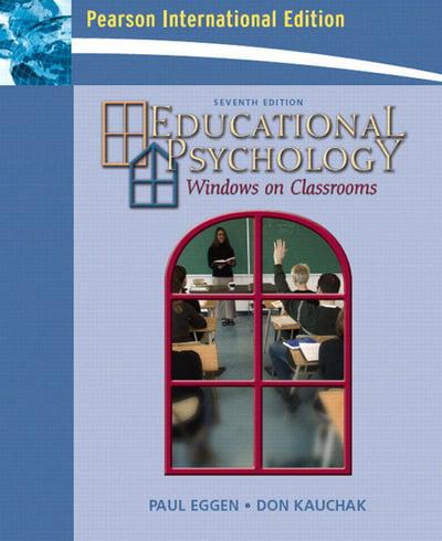Educational Psychology Windows on Classrooms