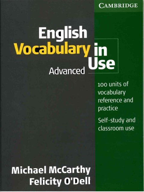 English Vocabulary in Use - Advanced