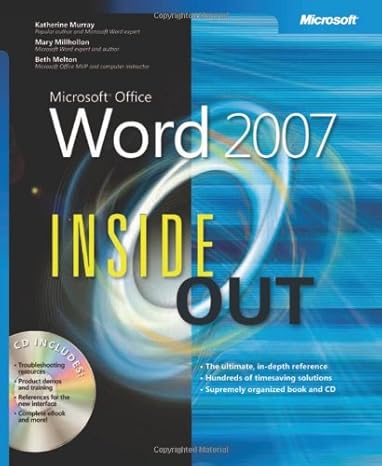 Microsoft Word 2007 Inside Out