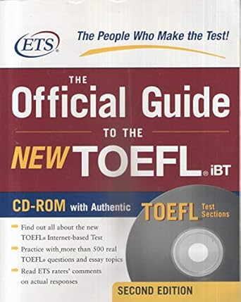 The Official Guide to the New TOEFL iBT CD-ROM