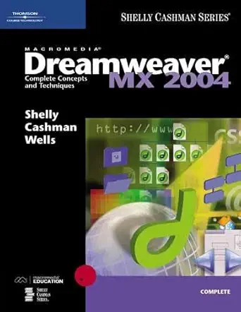 Macromedia Dreamweaver MX 2004 Complete Concepts and Techniques