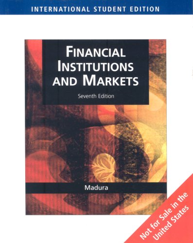 Financial Intitutuion and Markets