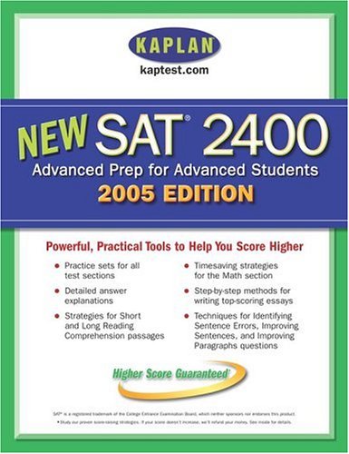 Kaplan New SAT 2400: 2005 Edition
