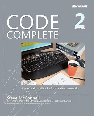 Microsoft Code Complete A Practical Handbook of Software Construction
