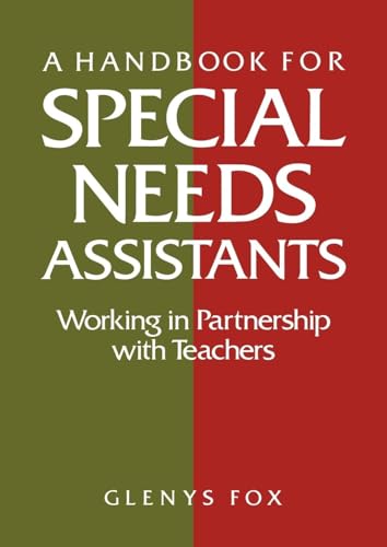 A Handbook for Special Needs Assistants Working in Partnership with Teachers