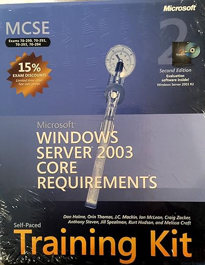 MCSE Microsoft Windows Server 2003 Core Requirements Training Kit (5 Volumes)