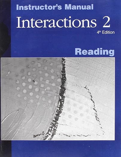 Interactions (2) Reading Instructor's Manual