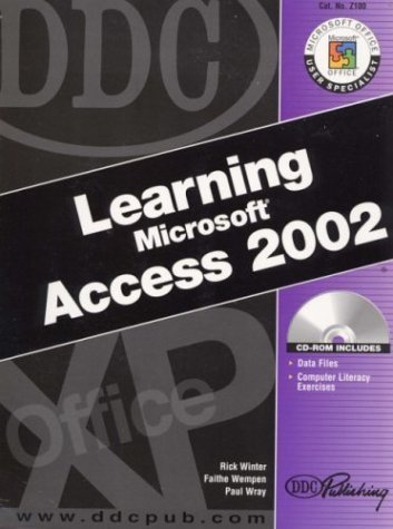 Learning Microsoft Access 2002 CD-ROM Included 