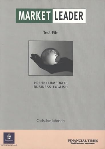 Market Leader Pre-Intermediate Test File
