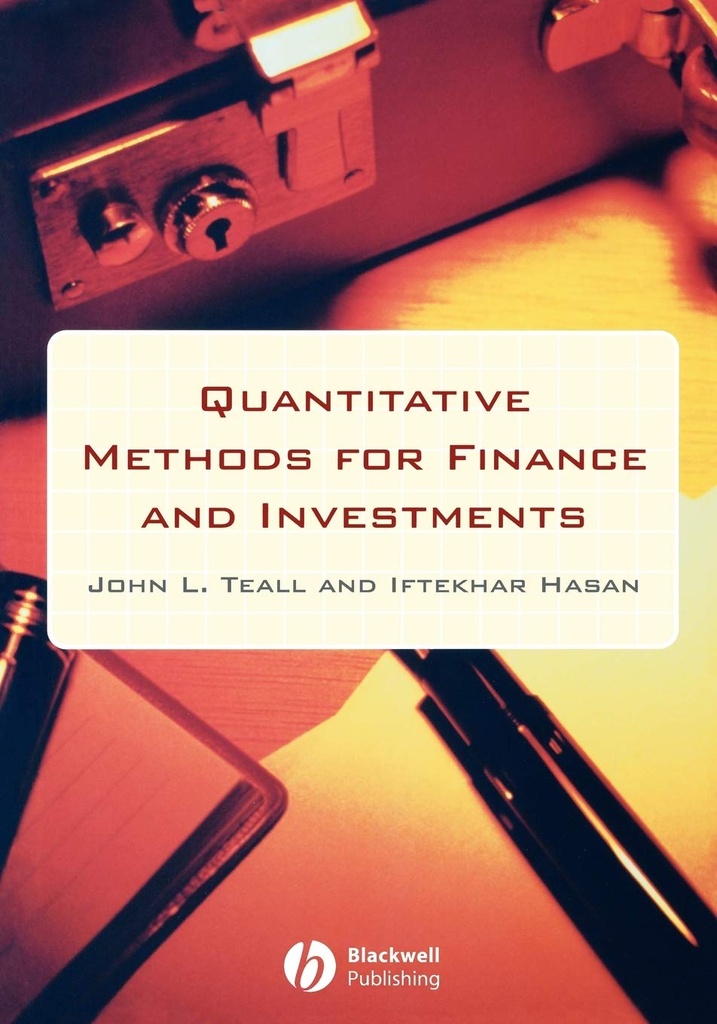 Quantitative Methods For Finance and Investments