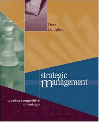 Strategic Management Creating Competitive Advantages