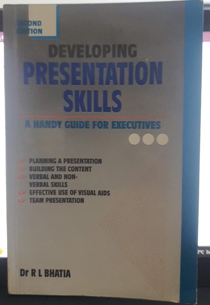 Developing Presentation Skills A Handy Guide for Executives