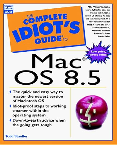 The Complete Idiot's Guide to Mac OS 8.5