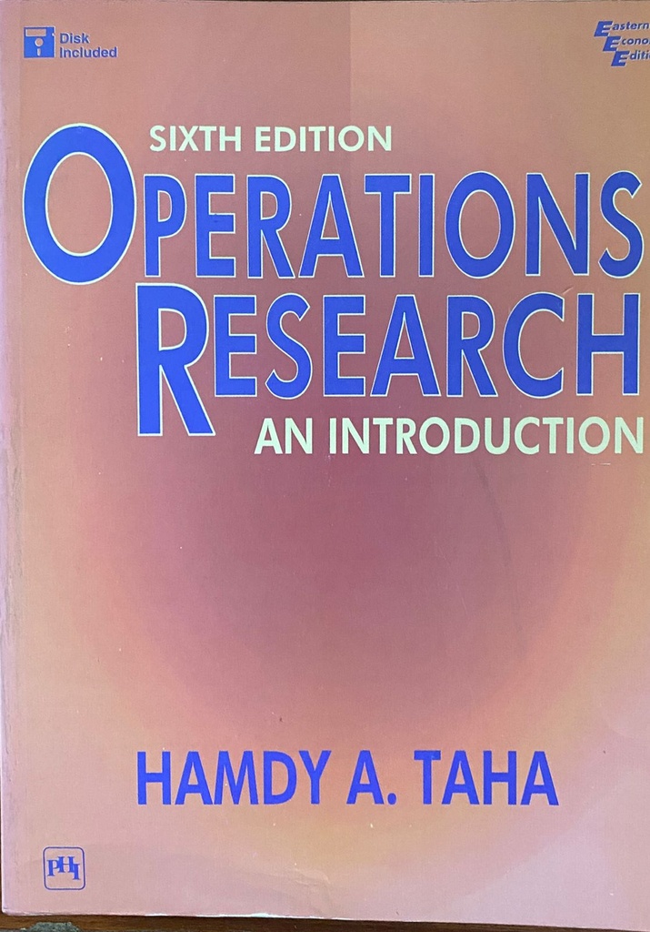 Operations Research An Introduction