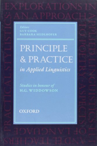 Principle and Practice in Applied Linguistics