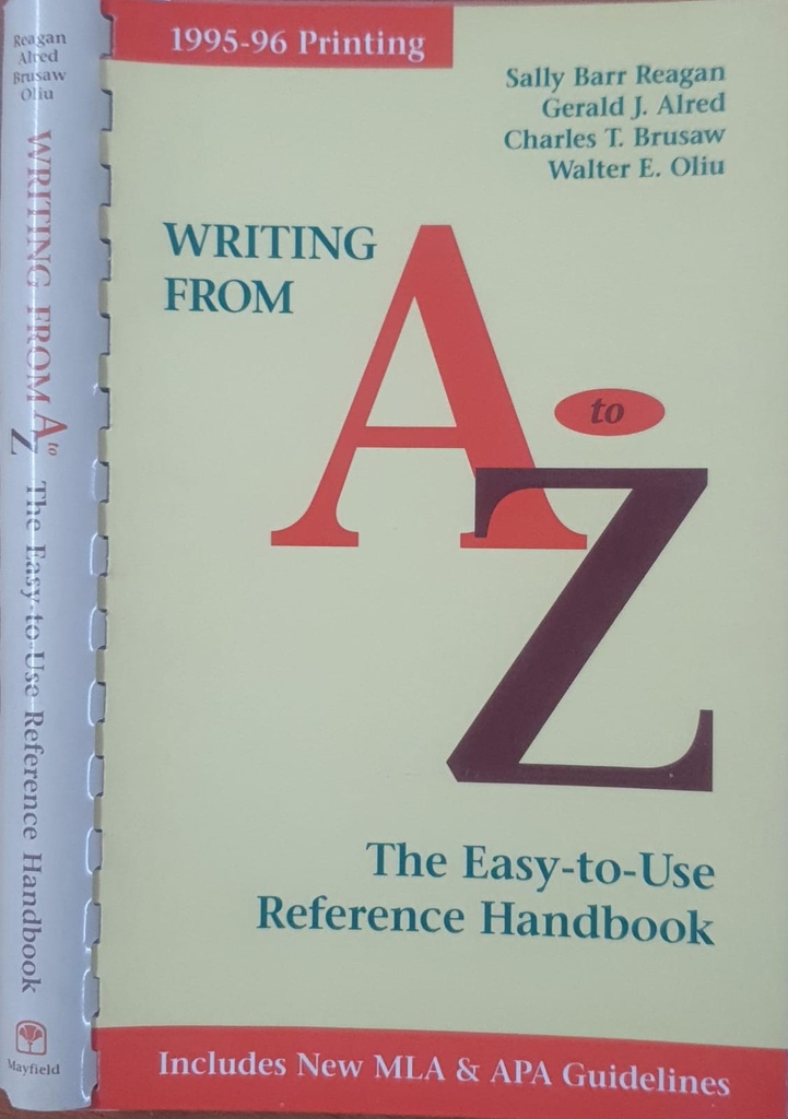 Writing from A to Z