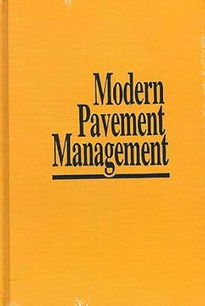 Modern Pavement Management