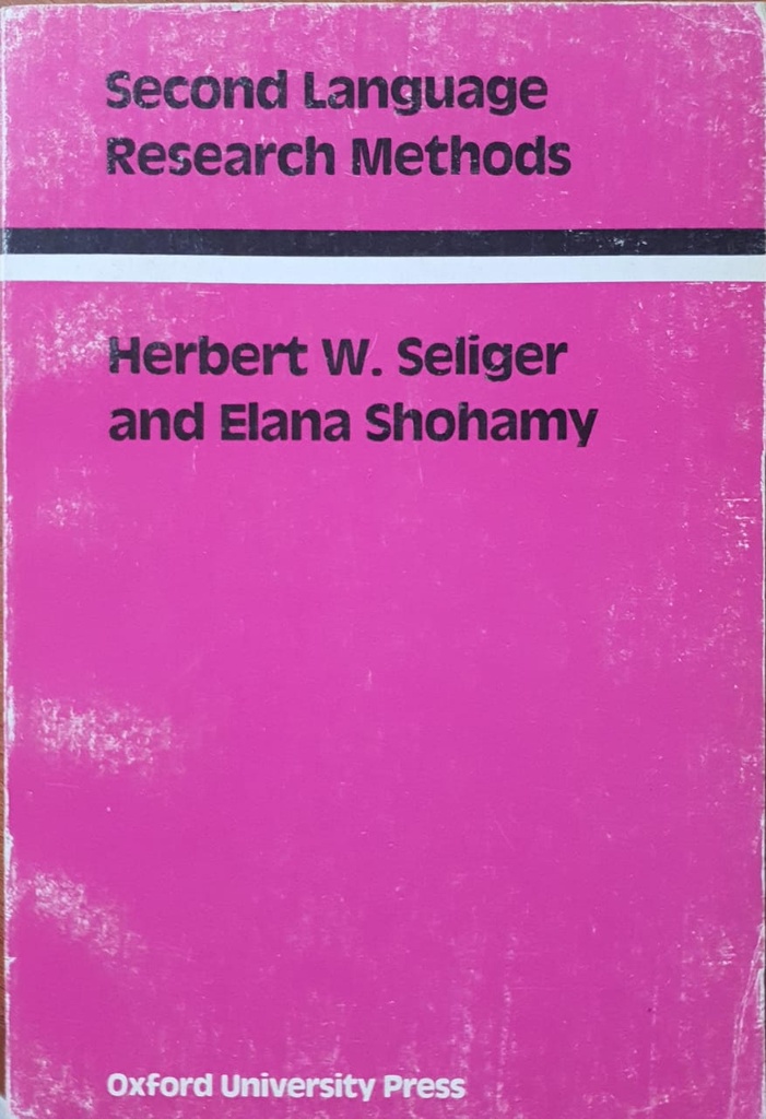 Second Language Research Methods