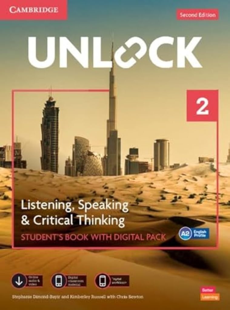 Unlock (2) Listening, Speaking and Critical Thinking Student's Book with Digital Pack