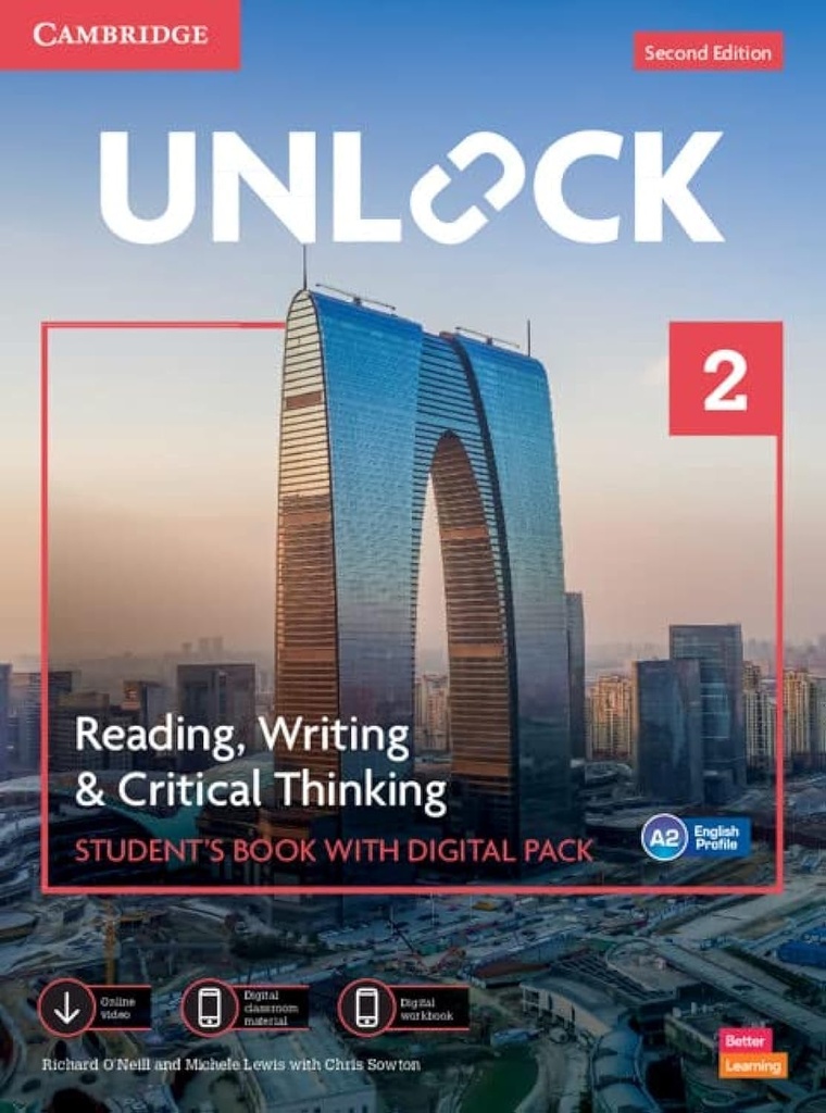 Unlock (2) Reading, Writing and Critical Thinking Student's Book with Digital Pack