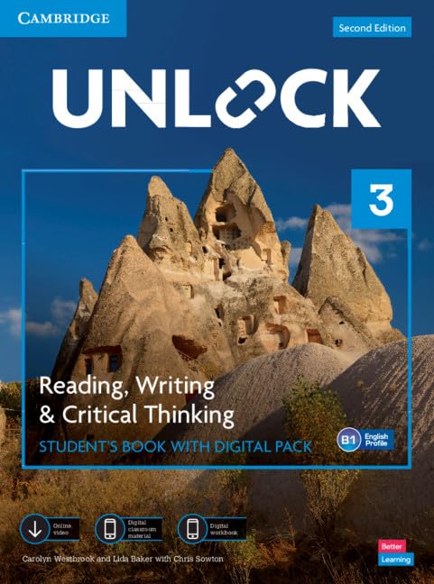 Unlock (3) Reading, Writing and Critical Thinking Student's Book with Digital Pack