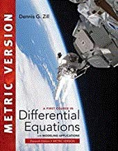 A First Course Differential Equations with Modeling Applications