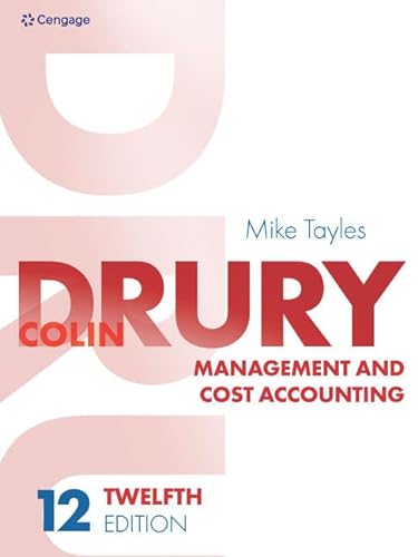 [PRINT] Management and Cost Accounting