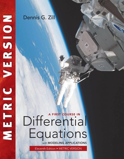 [EBOOK] A First Course in Differential Equations with Modeling Applications, International Metric Edition