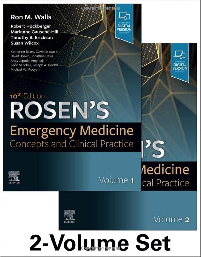 [PRINT] Rosen's Emergency Medicine: Concepts and Clinical Practice (2-Volumes Set) 