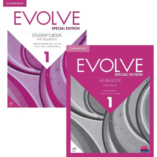 [9781108990011] Evolve (1) Student's Book with Digital Pack and Workbook, Special Edition