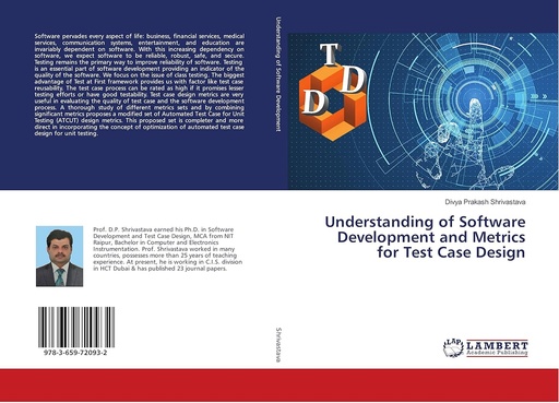 [9783659720932] Understanding of Software Development and Metrics for Test Case Design