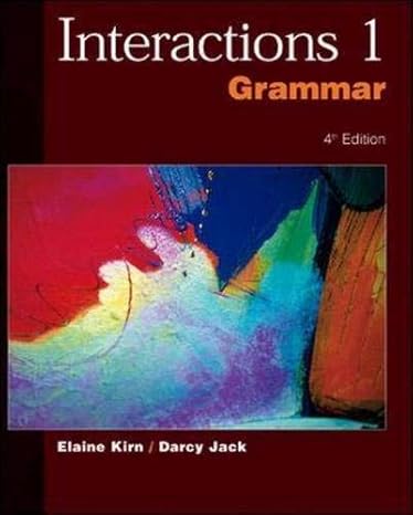 [9780071180139] Interactions (1) Grammar, 4th Edition