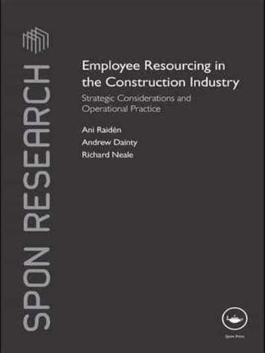 [9781138968714] Employee Resourcing in the Construction Industy