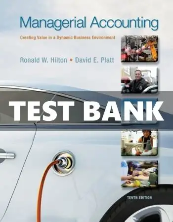 [9780078025662] Managerial Accounting Creating Value in a Dynamic Business Environment