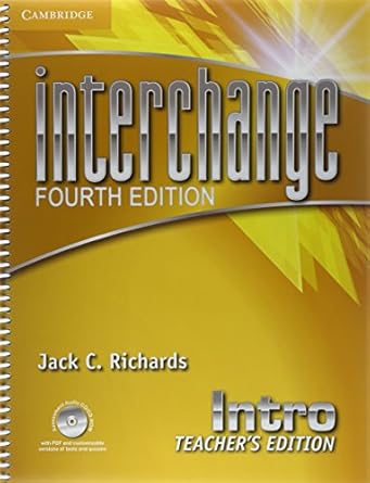 [9781107640115] Interchange (Intro) Teacher's Edition