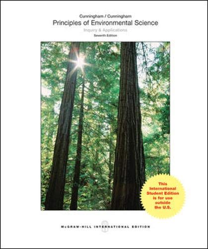 [9780071314947] Principles of Environmental Science Inquiry and Applications