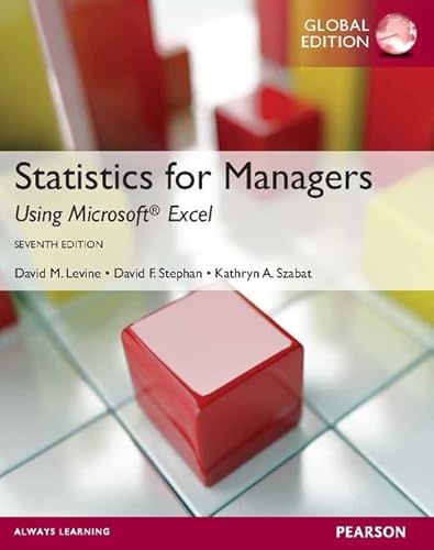 [9780273787112] Statistics for Managers Using Microsoft Excel