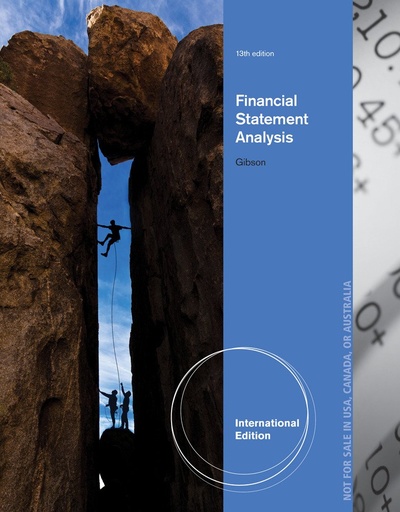 [9781133189404] Financial Statement Analysis