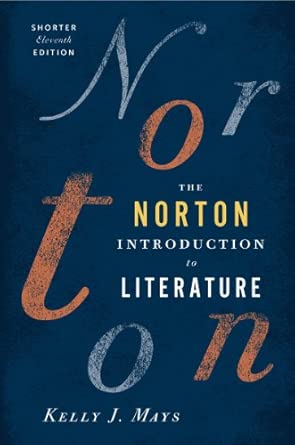 [9780393913392] The Norton Introduction to Literature