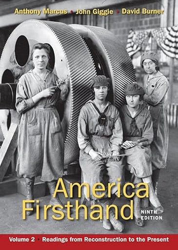 [9780312656416] America Firsthand (Volume 2)