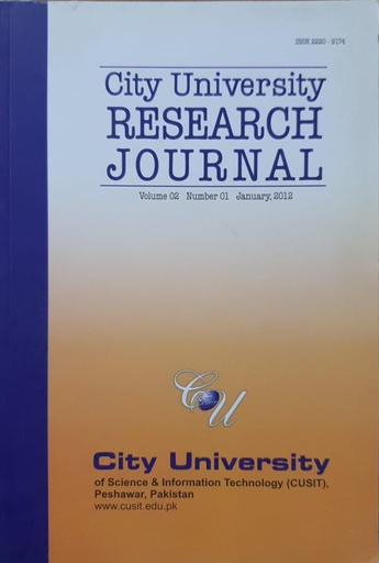 [9782220917402] City University Research Journal Vol. 2, Number 2 July 2012 